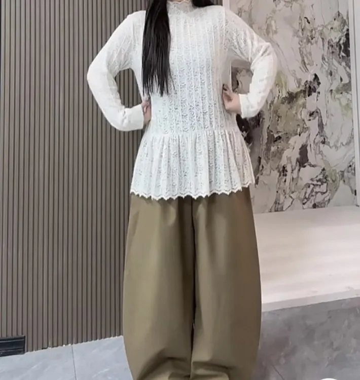 【小宇】2025年新款升级版抓绒蕾丝打底