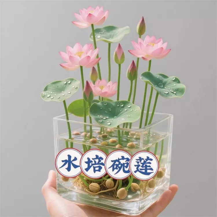 开口碗莲种子 盆栽水培碗莲睡莲四季室内水生荷花绿植花卉种子
