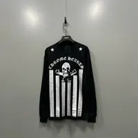 （jp）116 Chrome Hearts 克罗心镀银薯条字母印花长袖 M码/全新