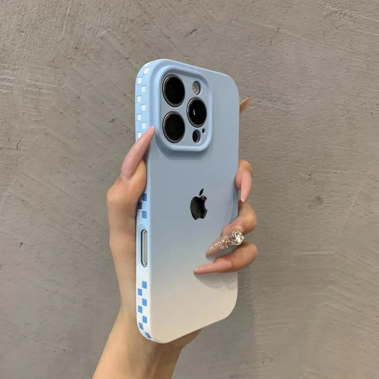 新款高级纯色肤感适用苹果16手机壳iPhone15promax简约14女13软12