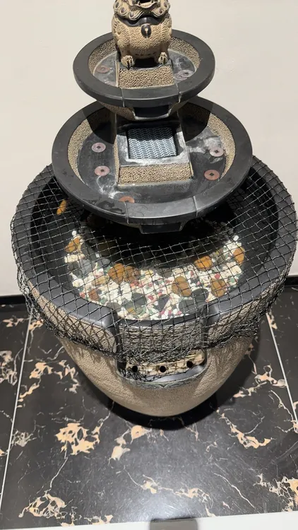 手工圆形鱼缸防跳网有孔帆布池水缸盖鱼桶专用家养鱼池防猫防落叶