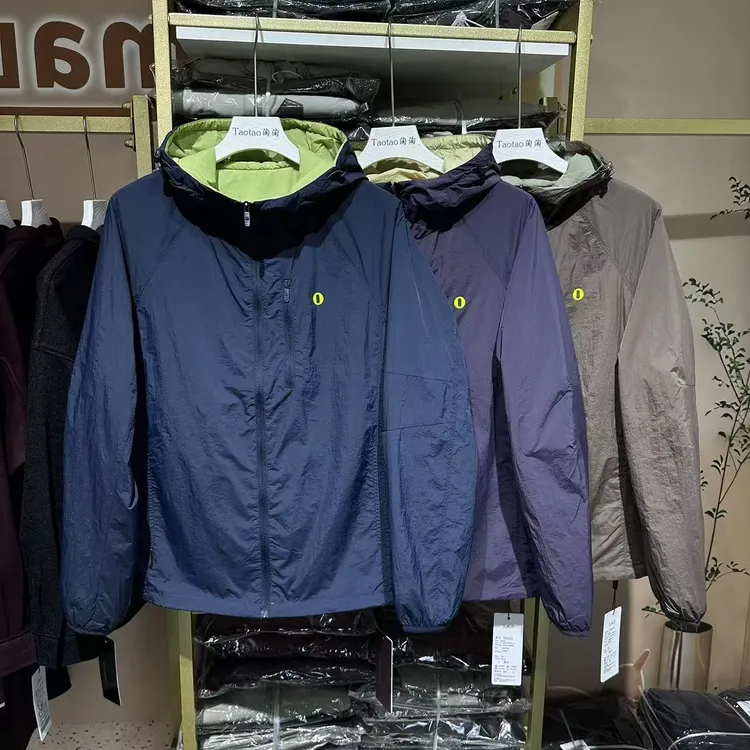 菲玛掂251221正品2025秋冬新款时尚连帽双面穿薄棉服外套女装棉衣