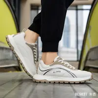 （男鞋）9831透气防臭厚底老爹鞋鞋子潮鞋软底秋季防滑防水步鞋