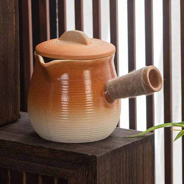 【带盖】烤奶茶罐罐壶围炉煮茶壶烤火炉套装全套大容量可干烧TTT