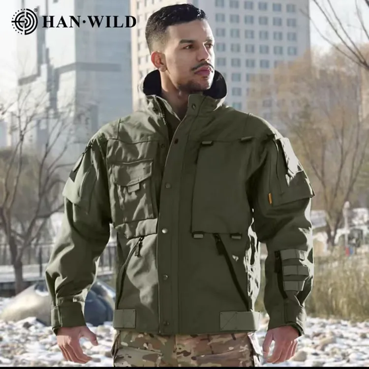 马克四代户外春秋夹克男士防风防水防刺防刮耐磨机车硬外套甲壳虫