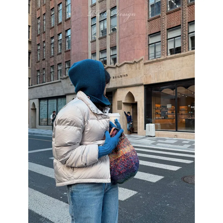 RRB Design「冬日滤镜」黑科技轻便静音珍珠亮面光泽感鹅绒服外套