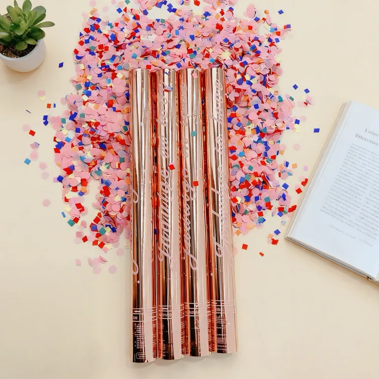 星河璀璨结婚开业乔迁专用礼花筒手持大全婚庆喷花黑子礼炮筒婚礼