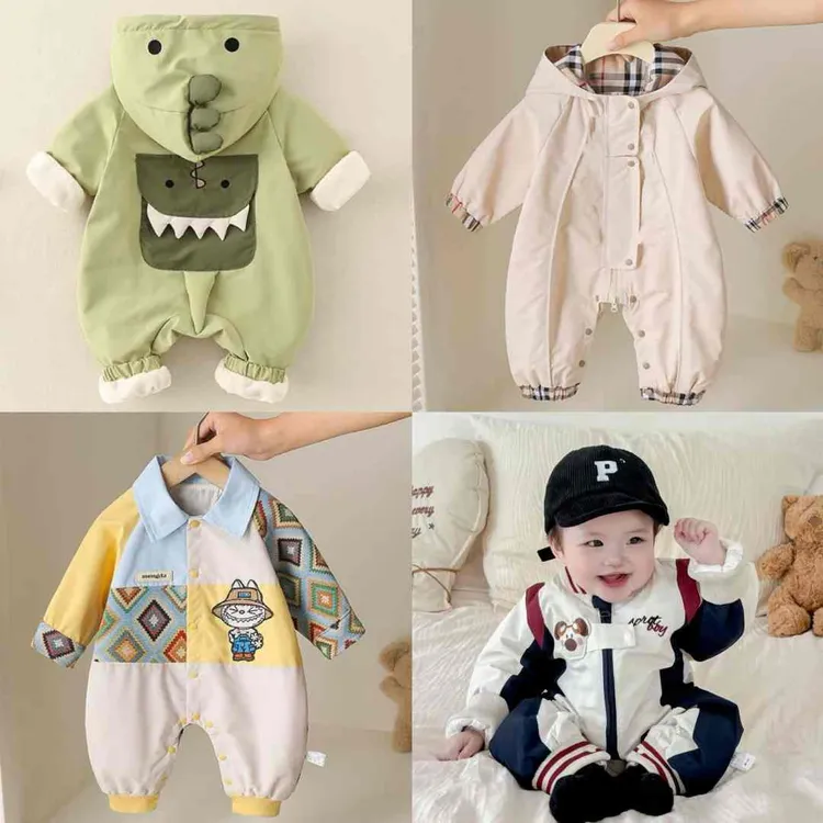 婴幼儿新款春秋冲锋衣时尚百搭