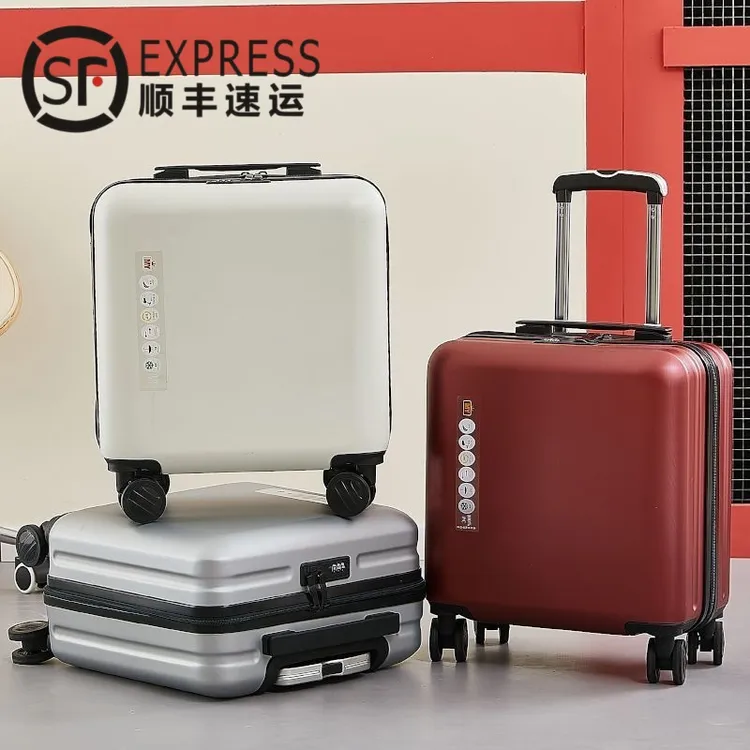 小型登机箱旅行箱20寸18寸时尚女拉杆箱男士防刮行李箱商务密码箱