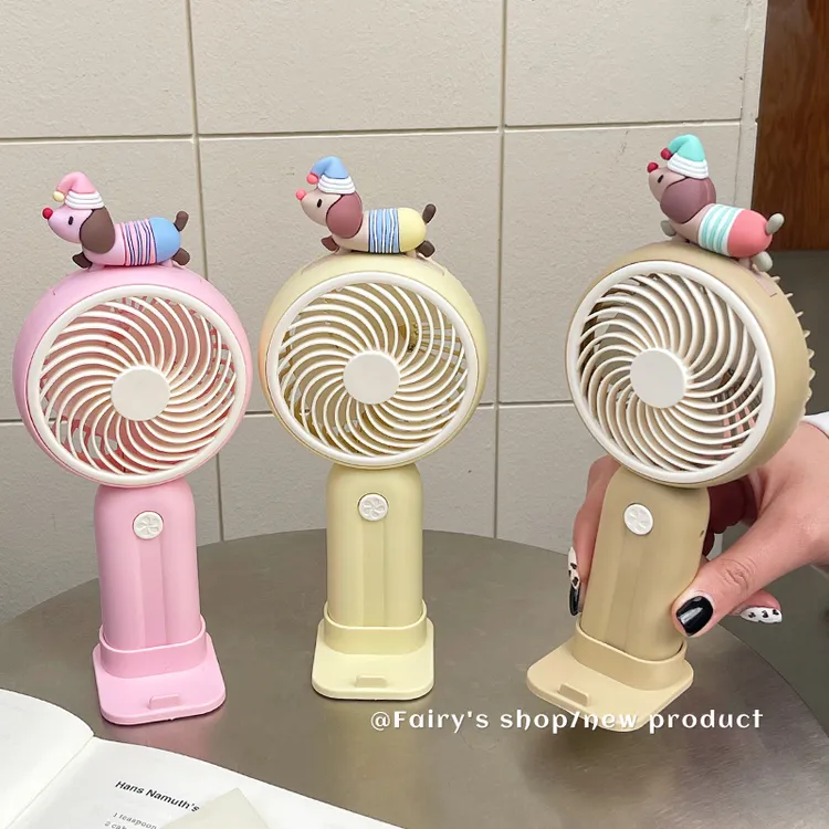 迷你风扇手持宿舍办公室家用学生外出便携随身小号静音usb充电款