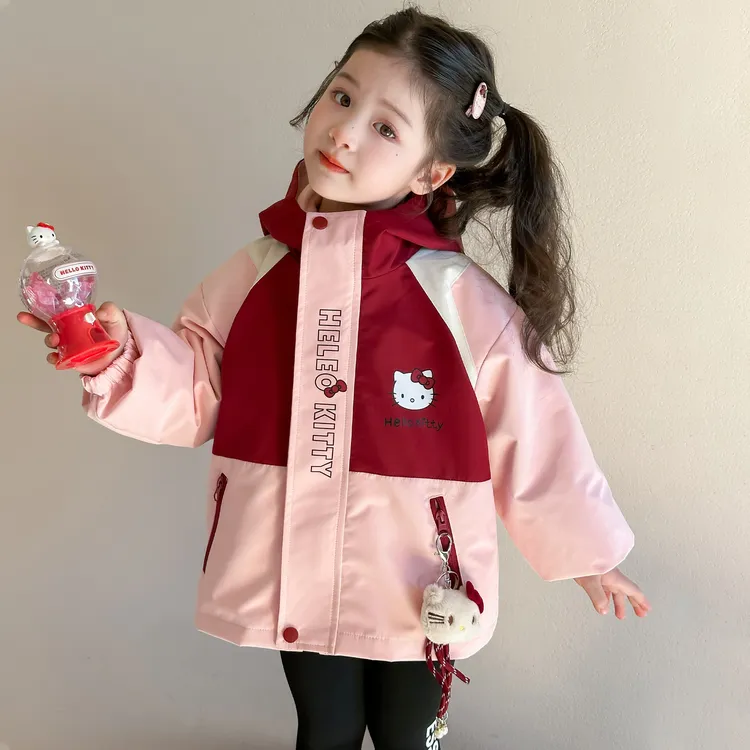 女童三合一冲锋衣外套洋气儿童秋冬装新款女宝宝摇粒绒上衣女孩潮