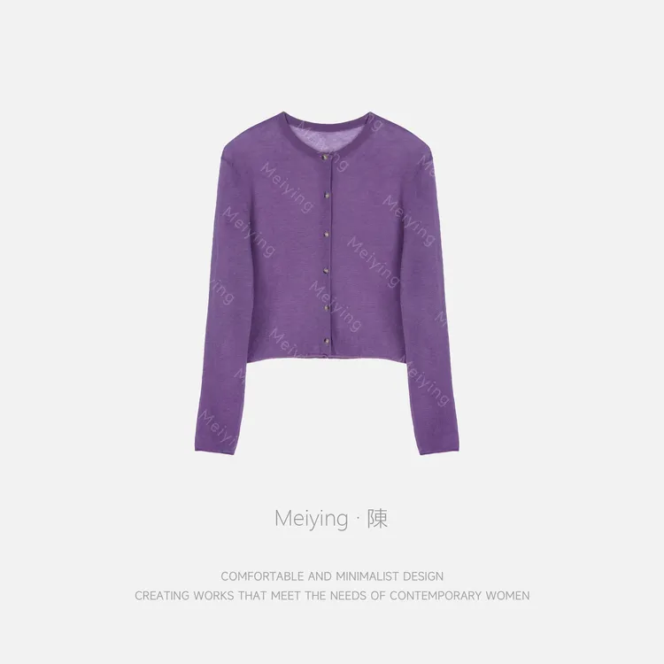 Meiying-“经典”100水溶羊毛针织衫YZ5QZ008