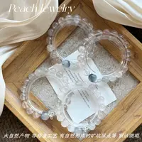 清浅色彩兔毛蓝兔毛银手链 H686 多样性发一颜色微差