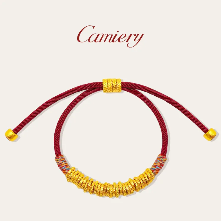  CAMIERY/卡美瑞 新中式轻奢编织红绳盘缠手链ZZ