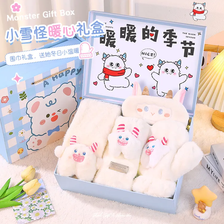 冬季围巾礼盒送女生闺蜜生日礼物实用高级感新年圣诞节送给女朋友