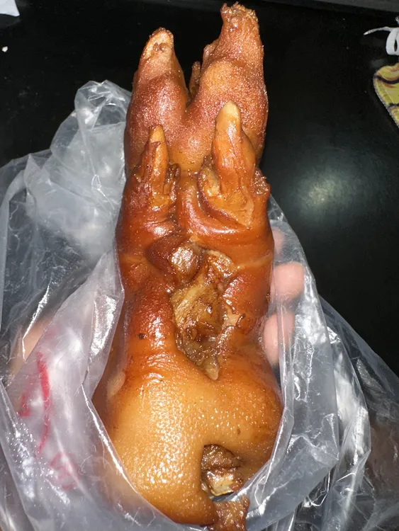 哈尔滨商委熏酱猪蹄散装一个400g*2