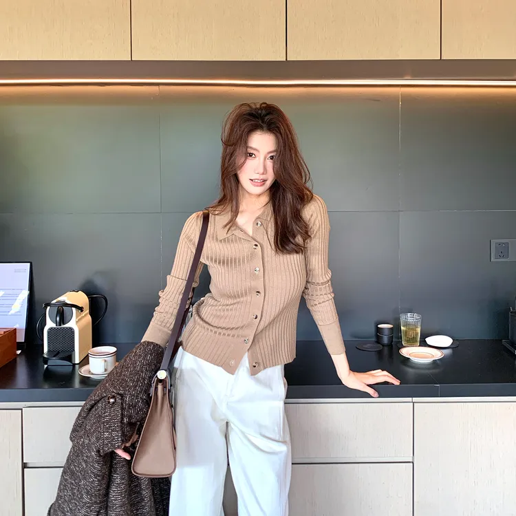 【ALONE SAVOR】龍喜儿 一见倾心 巴素兰羊毛钩花针织衫开衫J454