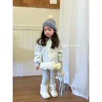 【冬日雪人】opolala·25冬~女童冬装小雪人加绒卫衣77015（童装汉服）