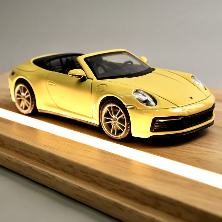 保时捷911卡雷拉合金敞篷汽车模型精致摆件收藏礼物