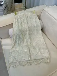 【人鱼姬】重工钉珠亮片半身裙温柔感中长裙重工百搭