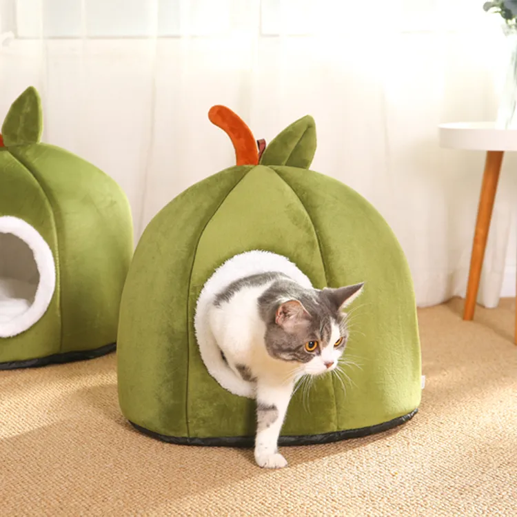 冬季保暖封闭式加厚猫窝四季通用可爱猫咪用品猫房