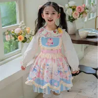 蛋糕兔子秋款洛丽塔秋款美小女孩洛丽塔连衣裙