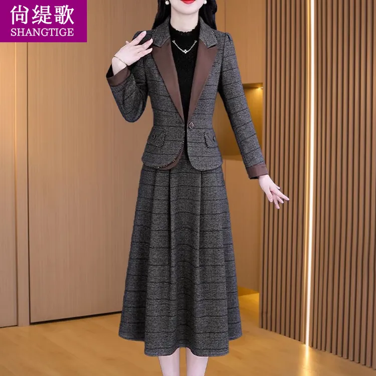 【尚缇歌】女款气质服装欧货时尚小香风套装秋冬季2025新款贵妈妈装