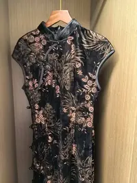 瑞香 日常气质文艺国风复古显瘦优雅长款旗袍
