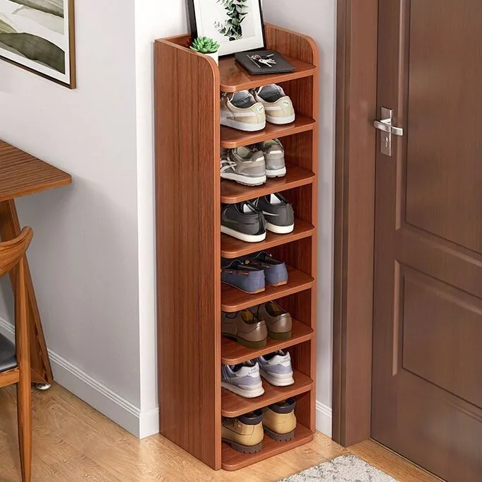 鞋架分层门口家用小型窄防尘多层收纳神器省空间迷你简易书柜鞋柜