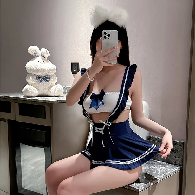 内衣性感镂空小胸显大制服清纯性感装学妹角色扮演
