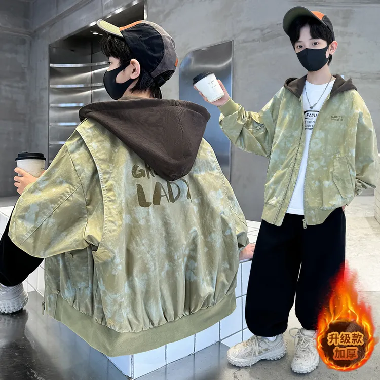 男童外套帅气款2025秋装新款棒球服秋季中大童开衫童装儿童薄外套