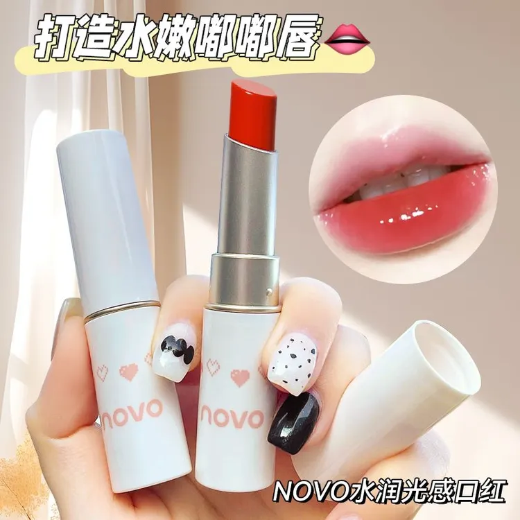 novo5960水润口红唇釉不沾杯不掉色防水显白口红清透学生党