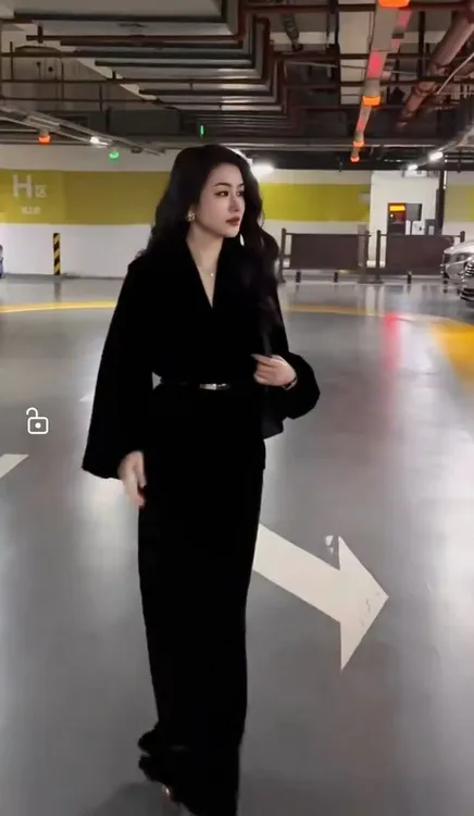 【L定制-娇韵风华】v领开衫鱼尾半裙丝绒胖m秋冬套装气质御姐赠腰带