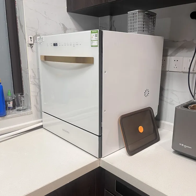 德国歌嘉诺gorgenox洗碗机全自动台式洗碗机12套黑白色