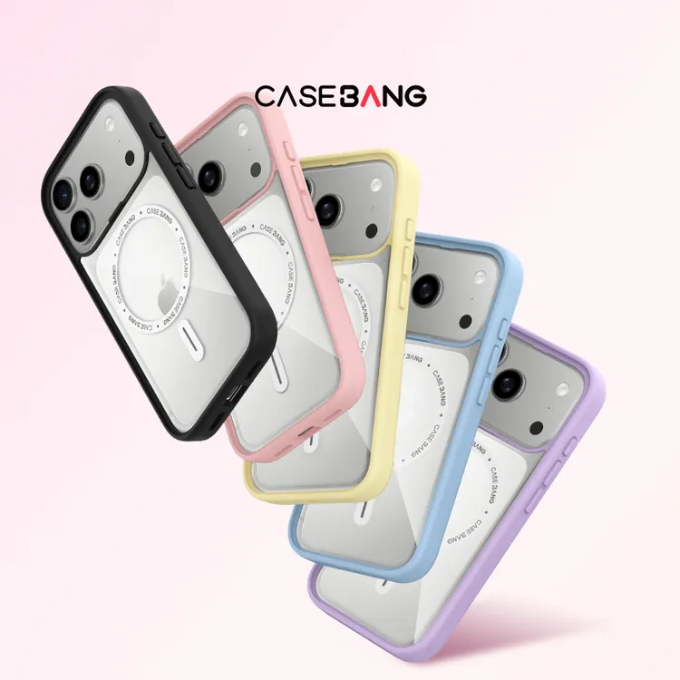 CASEBANG出奇壳适用iPhone17/16黑/粉/蓝/紫/绿/黄磁吸手机壳防摔