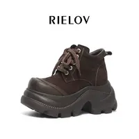 媛【RIELOV】增高10cm时尚潮流百搭女士高帮鞋 0589-31