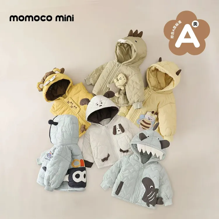 【现货动物系列】MOMOCOmin冬季新婴童可爱加厚棉服外套87910101009