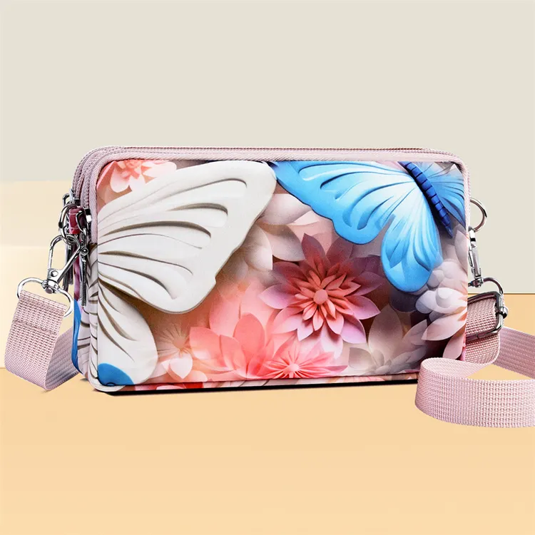 手机包包轻便女斜挎包包单肩包包外出逛街百搭防泼水时尚新款包包