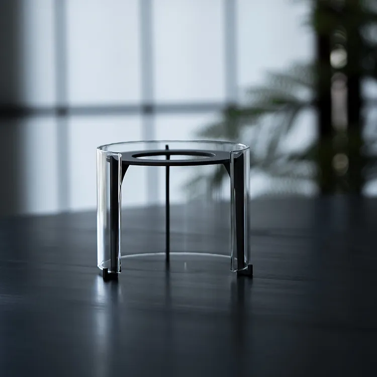 围炉新款上市煮茶轻奢高硼硅玻璃三角架热茶器保温茶器明火耐高温