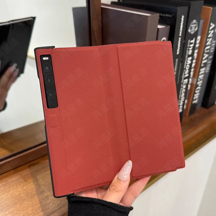 适用于华为MateXS2手机壳折叠屏全包翻盖磁吸典藏版真皮超薄外壳