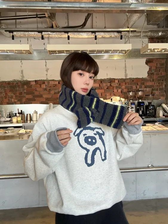 SEVENFUOO-【萌宠小猪】加绒卫衣