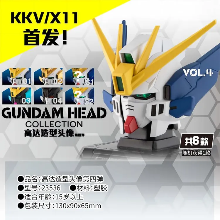 【X11】高达头像造型摆件第四弹盲盒高达模型收藏周边