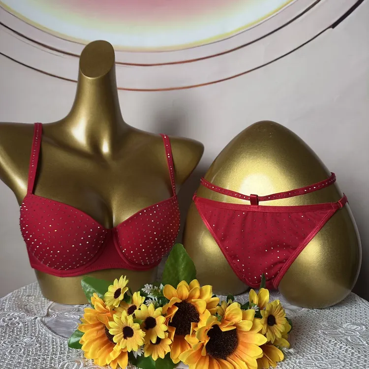 原创设计点点小钻女内裤套装  uxxak koz 