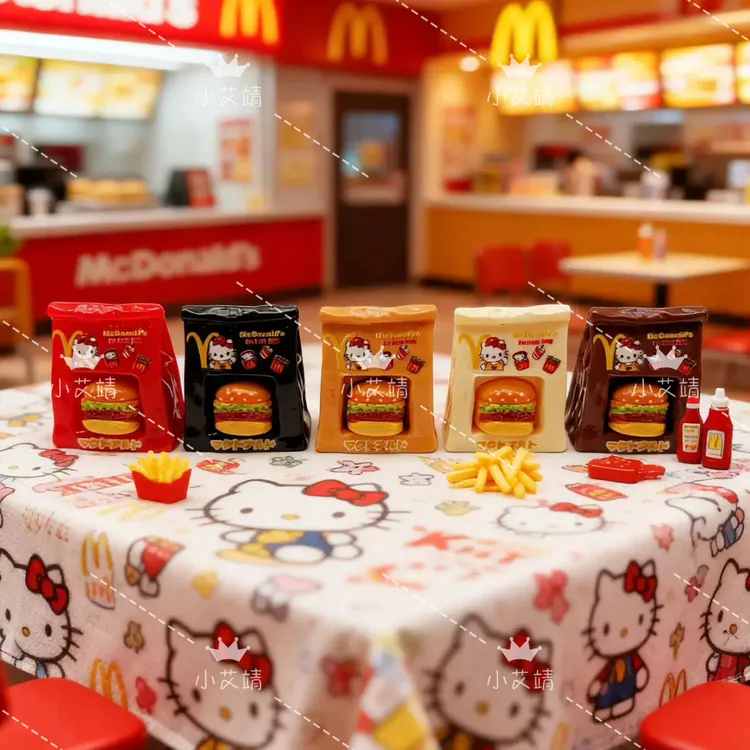 【艾靖家】食玩在这！各种大号仿真食玩 汉堡 面包创意手工diy树脂