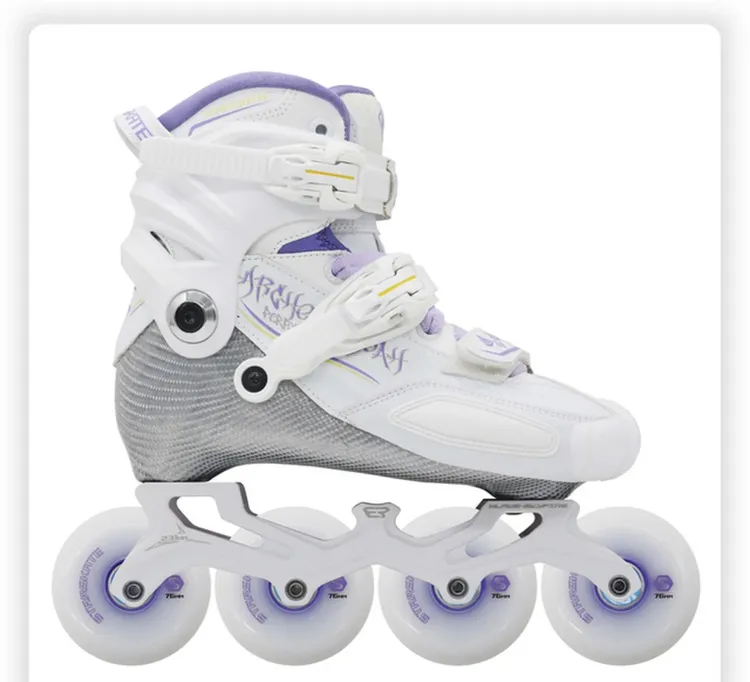 专业高端碳纤维成人花式平花轮滑鞋比赛旱冰鞋