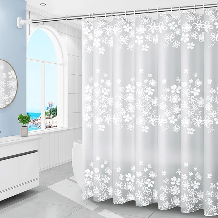 防水防霉加厚浴室帘浴室免打孔隔断帘门帘窗户挂帘干湿分离沐浴帘