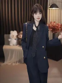 XIAOAI 2025早秋新款高定时尚西装套装A20308
