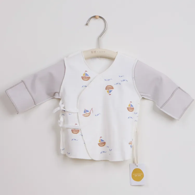 雅赞福利款【新生儿半背衣】母婴A类纯棉男女宝宝衣春秋款52码