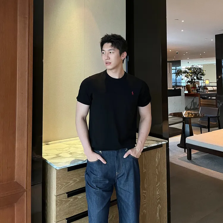 「REA SPECIAL」“拉夫”小马标刺绣针织短袖 新贵老钱风针织 SW80195