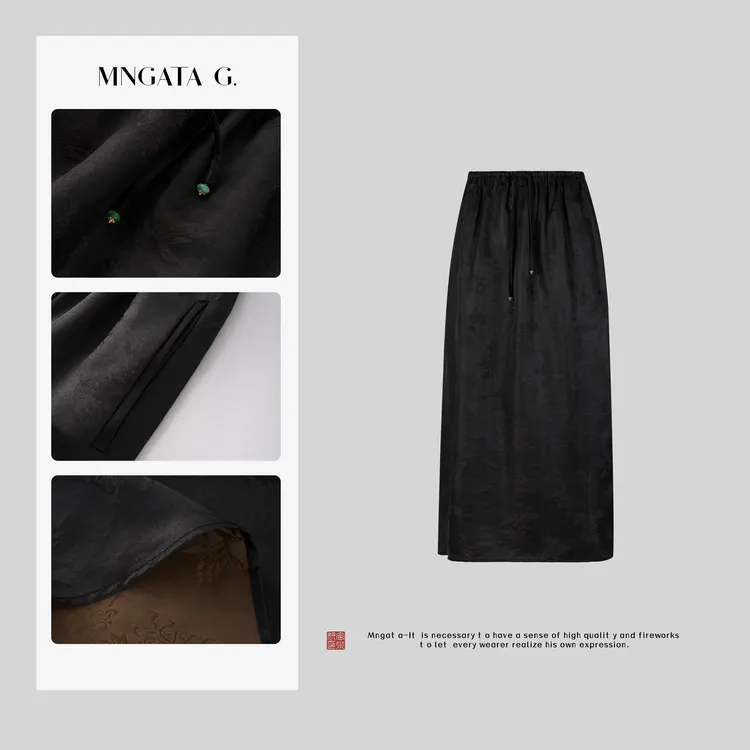 MNGATA G.宫小妍【香云新贵·半裙】夏日新中式中国风裙子5030328